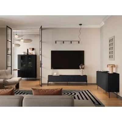 Sestava do obývacího pokoje CALERA - černá