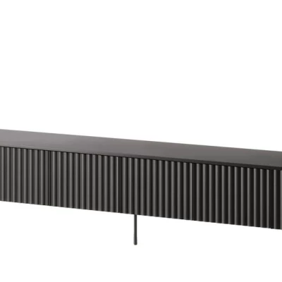 Široký TV stolek CALERA - černý