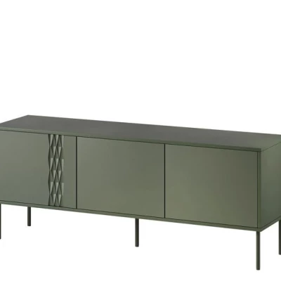 Televizní stolek HARTSELE - zelený