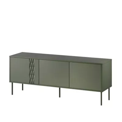 Televizní stolek HARTSELE - zelený