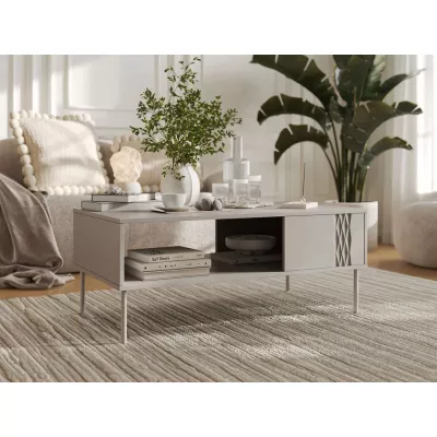 Konferenční stolek HARTSELE - béžový