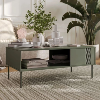 Konferenční stolek HARTSELE - zelený