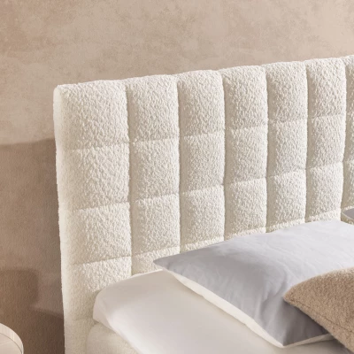 Manželská boxspringová postel 140x200 SALOMA - láhvově zelená + topper