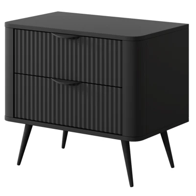 Noční stolek MOODY - černý