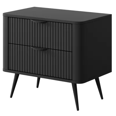 Noční stolek MOODY - černý