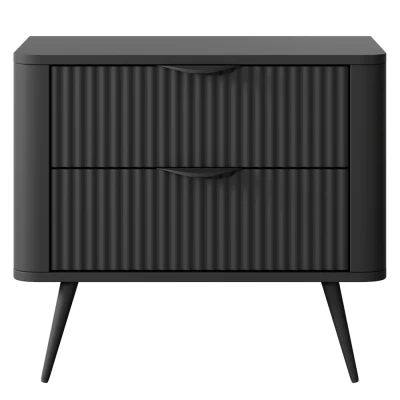 Noční stolek MOODY - černý