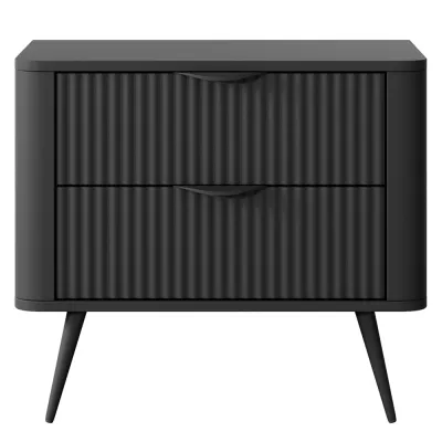 Noční stolek MOODY - černý