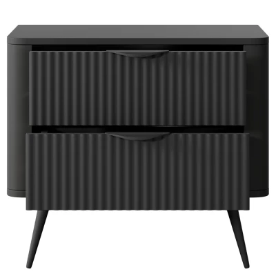 Noční stolek MOODY - černý