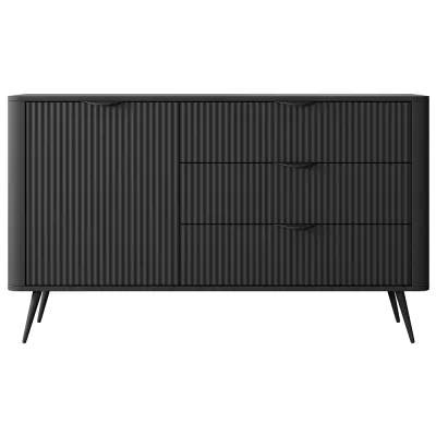 Kombinovaná komoda MOODY - černá