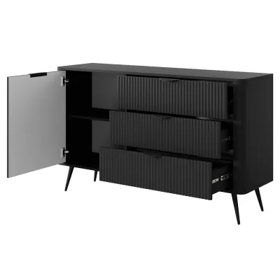 Kombinovaná komoda MOODY - černá
