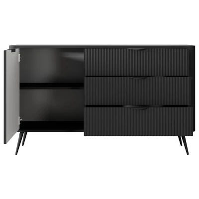 Kombinovaná komoda MOODY - černá