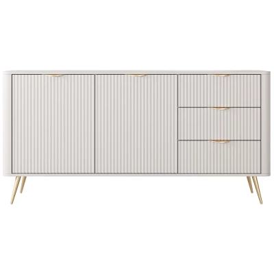 Široká kombinovaná komoda MOODY - béžová