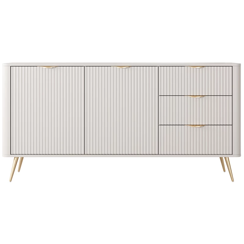 Široká kombinovaná komoda MOODY - béžová