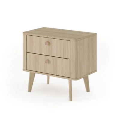 Stolek k posteli TROY - dub barista