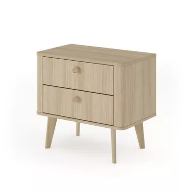 Stolek k posteli TROY - dub barista