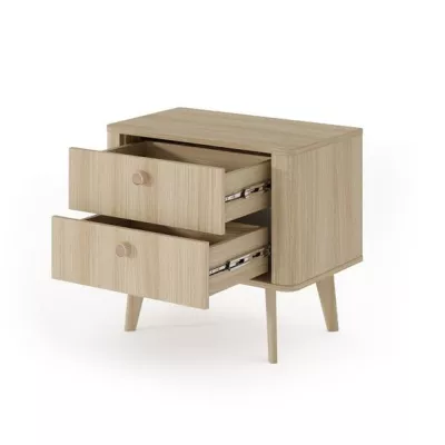 Stolek k posteli TROY - dub barista