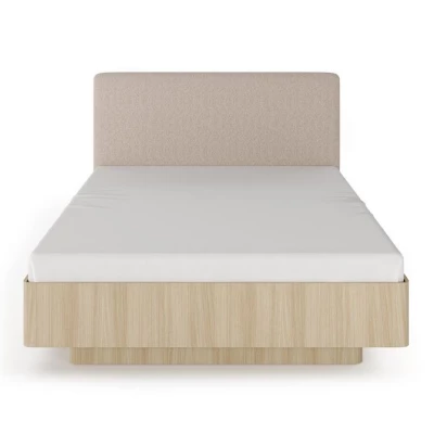 Manželská postel s úložným prostorem 160x200 TROY - dub barista