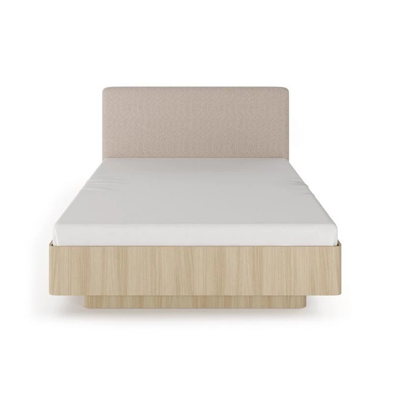 Manželská postel s úložným prostorem 160x200 TROY - dub barista