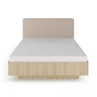 Manželská postel s úložným prostorem 160x200 TROY - dub barista