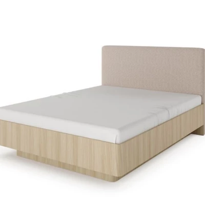 Manželská postel s úložným prostorem 160x200 TROY - dub barista