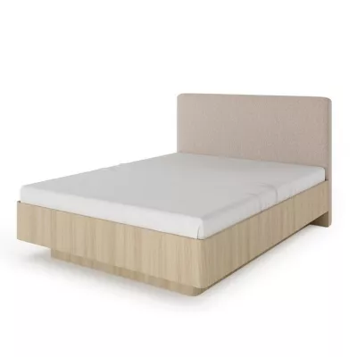 Manželská postel s úložným prostorem 160x200 TROY - dub barista