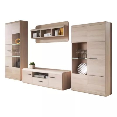 Obývací stěna LUVERNE - dub sonoma