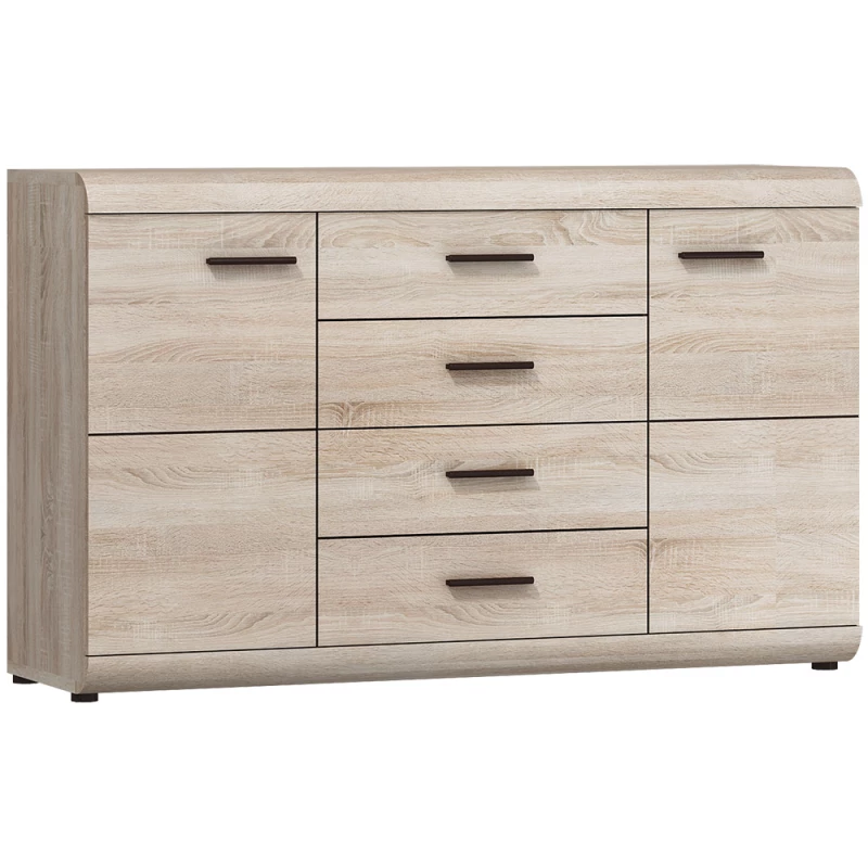 Kombinovaná komoda LUVERNE - dub sonoma