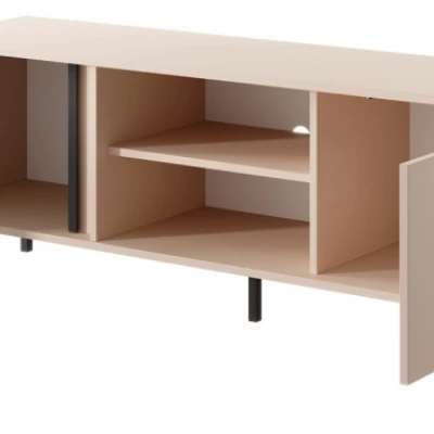 Televizní stolek 153 cm SLOCOMB - béžový
