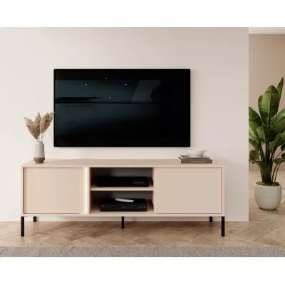 Televizní stolek 153 cm SLOCOMB - béžový