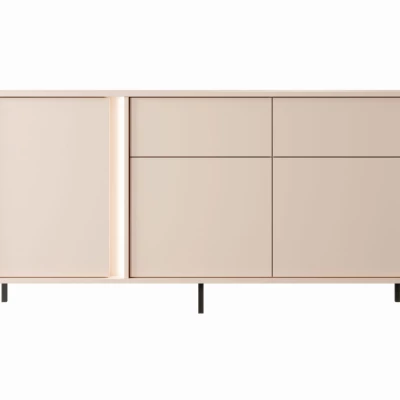 Kombinovaná široká komoda SLOCOMB - béžová