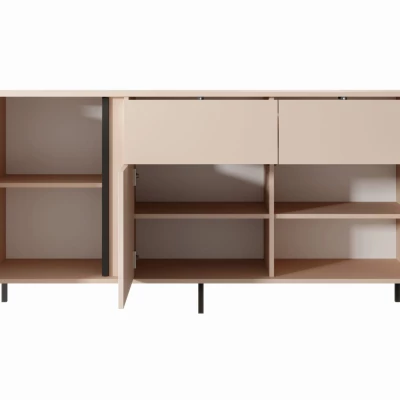 Kombinovaná široká komoda SLOCOMB - béžová