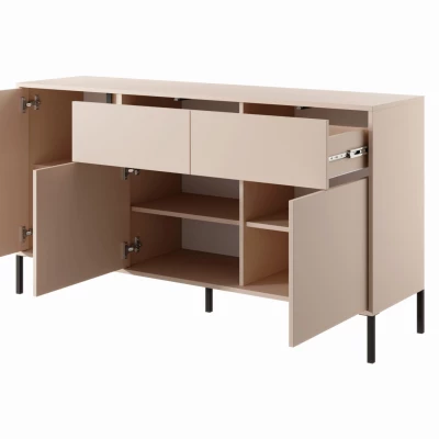 Kombinovaná široká komoda SLOCOMB - béžová