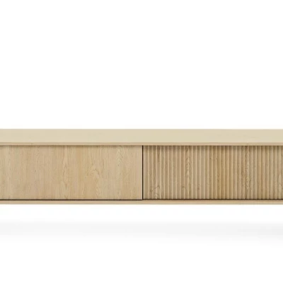 Televizní široký stolek TUSCUBIA - dub cremona