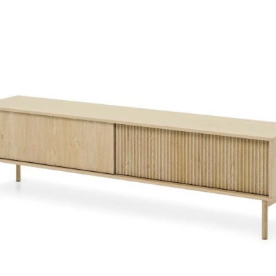 Televizní široký stolek TUSCUBIA - dub cremona