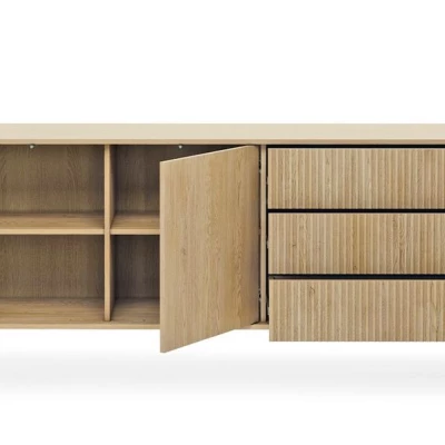 Kombinovaná široká komoda TUSCUBIA - dub cremona