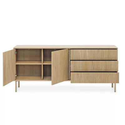 Kombinovaná široká komoda TUSCUBIA - dub cremona