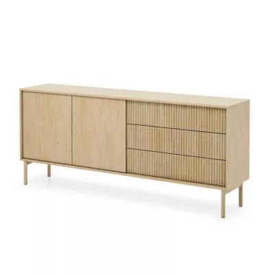 Kombinovaná široká komoda TUSCUBIA - dub cremona