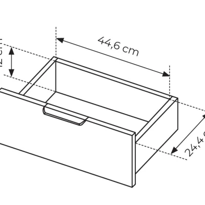 Konferenční stolek HARTSELE - antracitový