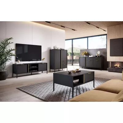 Konferenční stolek HARTSELE - antracitový