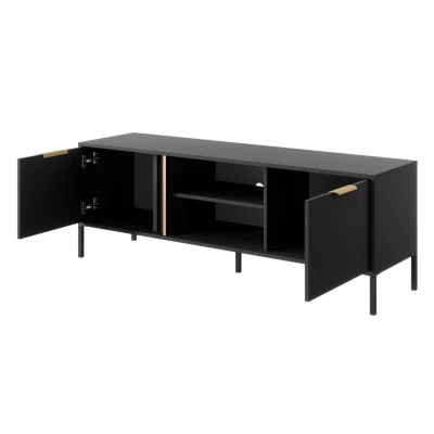 TV stolek 153 cm HARTSELE - antracitový