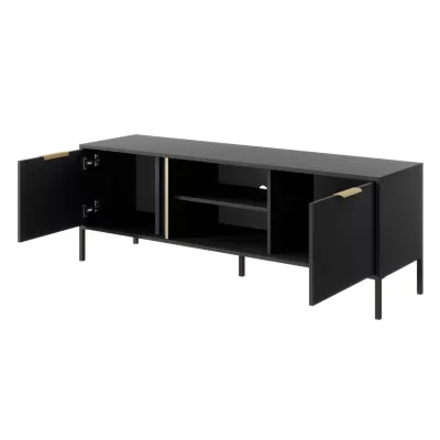 TV stolek 153 cm HARTSELE - antracitový