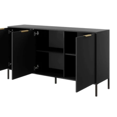 Komoda s dvířky HARTSELE - antracitová