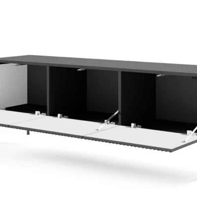 Televizní stolek BOAZ - černý