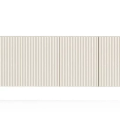 Široká komoda s dvířky BOAZ - kašmír