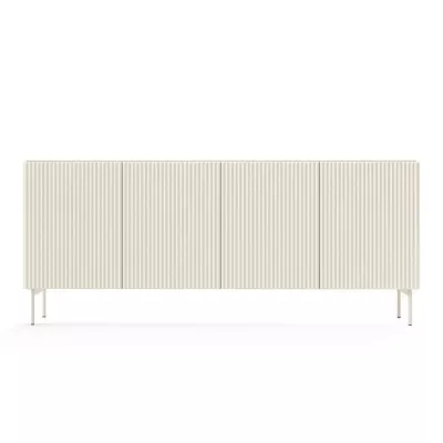 Široká komoda s dvířky BOAZ - kašmír