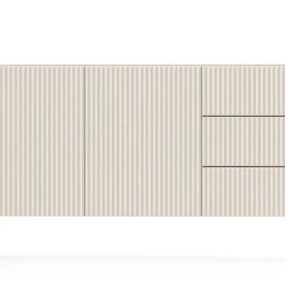 Komoda s dvířky a šuplíky BOAZ - kašmír