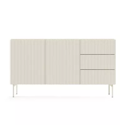 Komoda s dvířky a šuplíky BOAZ - kašmír