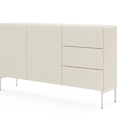 Komoda s dvířky a šuplíky BOAZ - kašmír