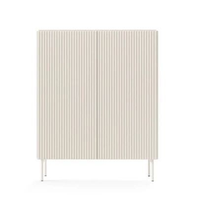 Vysoká komoda s dvířky BOAZ - kašmír