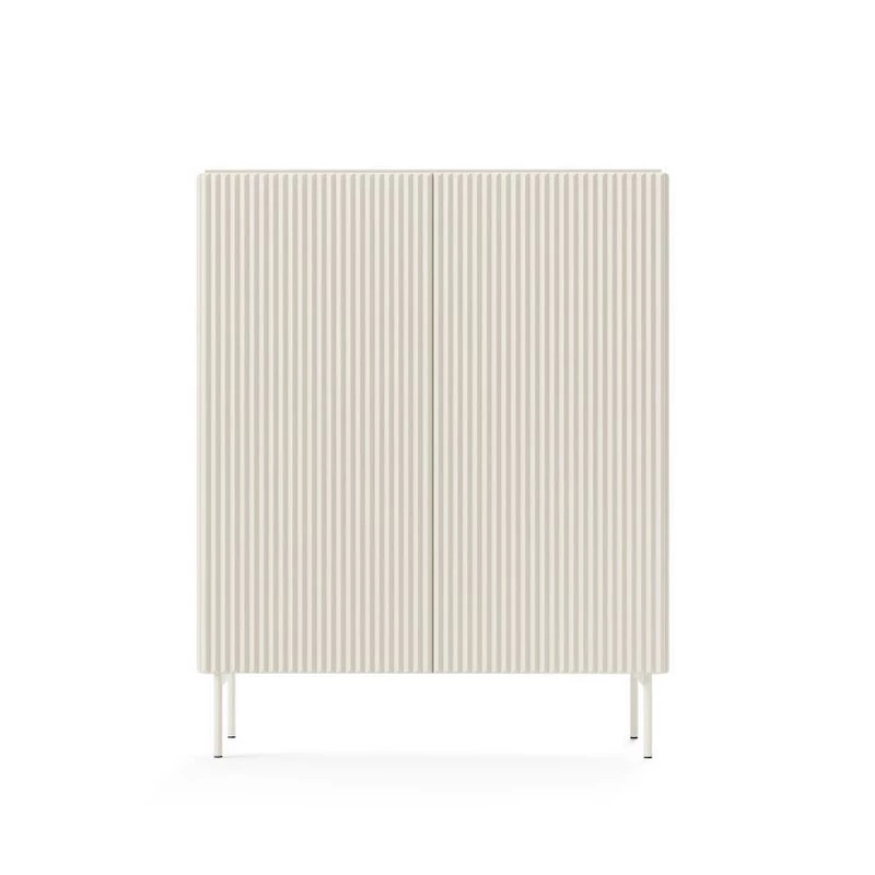 Vysoká komoda s dvířky BOAZ - kašmír